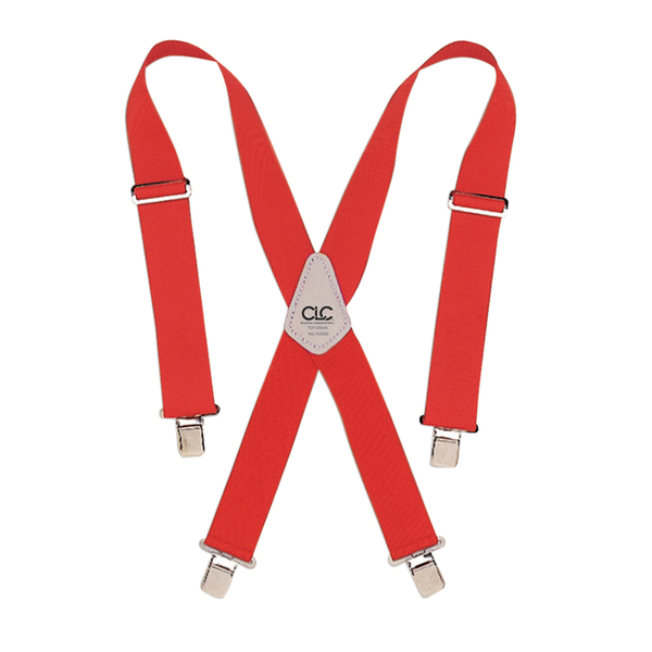 Clc Work Gear Suspenders Red Hd 110RED